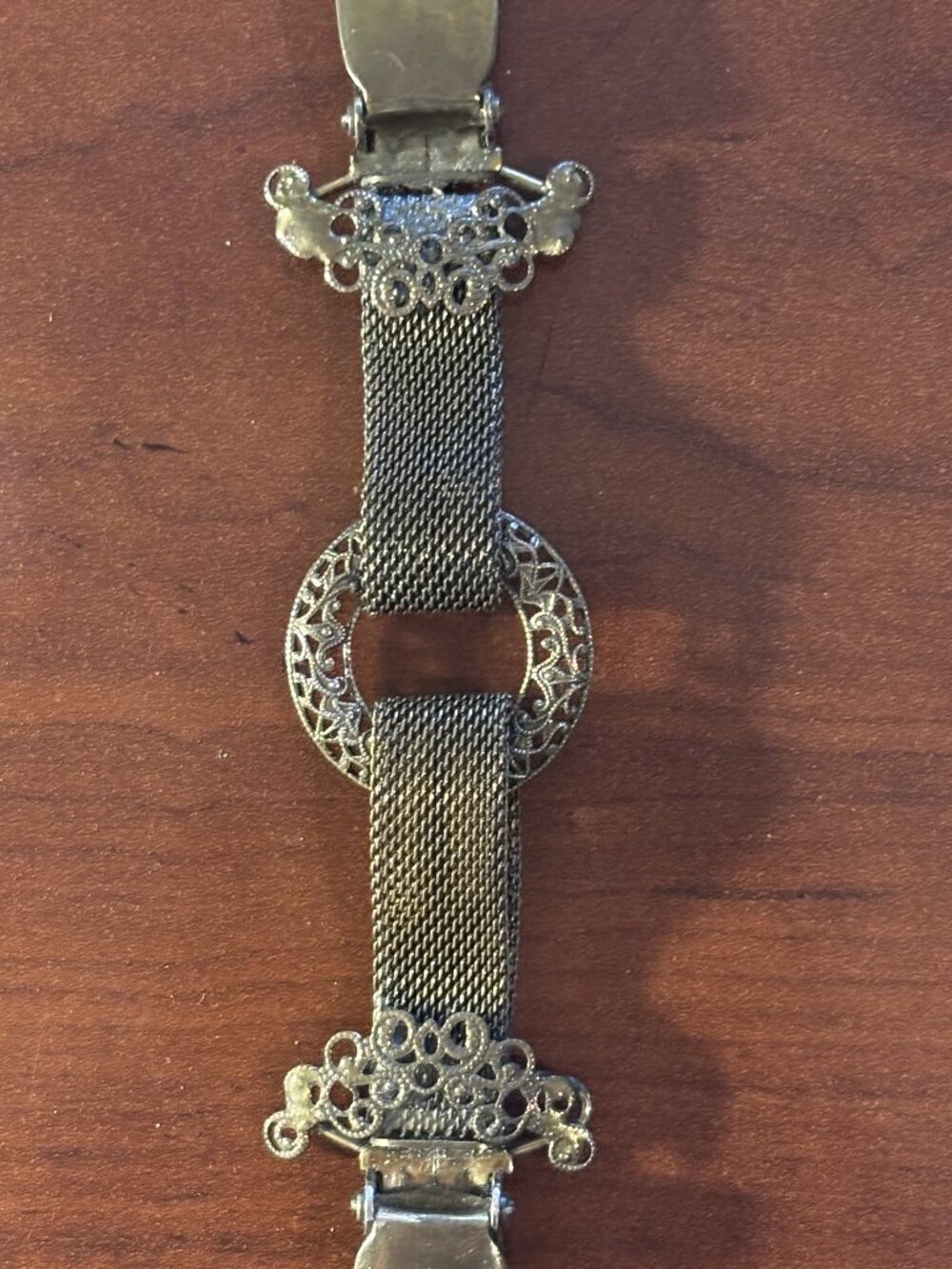 Vintage Mesh Cinch Clip/Bracelet